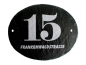 Preview: Hausnummer Schieferschild