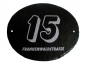 Preview: Hausnummer Schieferschild