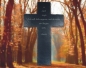 Preview: Schiefer-Kreuz mit Wunsch-Gravurtext