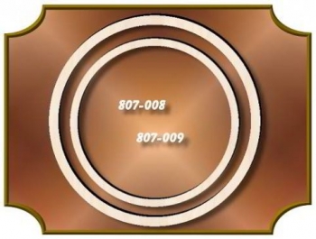 Klöppelrahmen Holz 807-008 "Rundrahmen 132mm "
