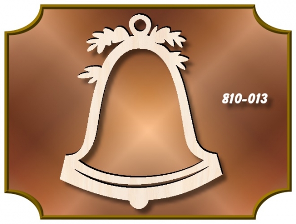 Klöppelrahmen Holz 810-013 "Behang GLOCKE"