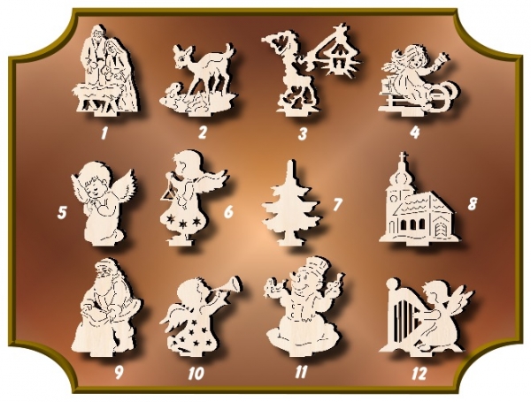 Zubehör Steckfiguren Weihnachten 810-020