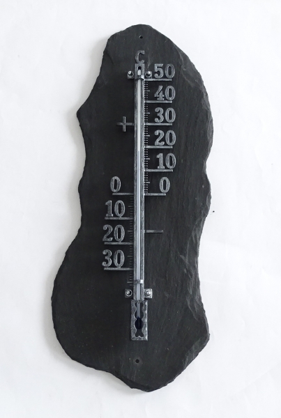 Schieferthermometer für Außen oder Innen ca. 51cm H