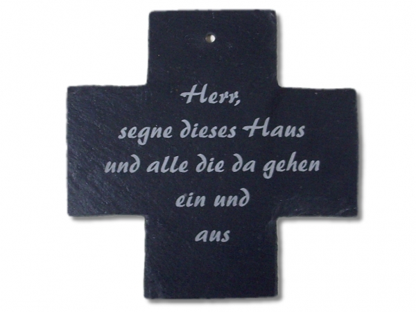 Schiefer-Kreuz HAUSSEGEN