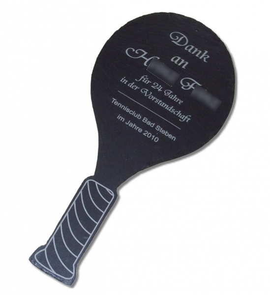 Tennisschläger aus Schiefer